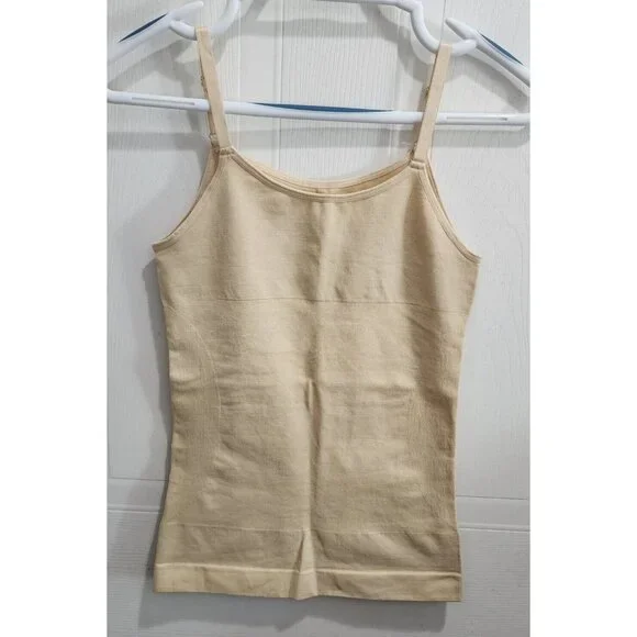 emptua Tops Empetua Womens Compression Cami Tank Top Beige 620